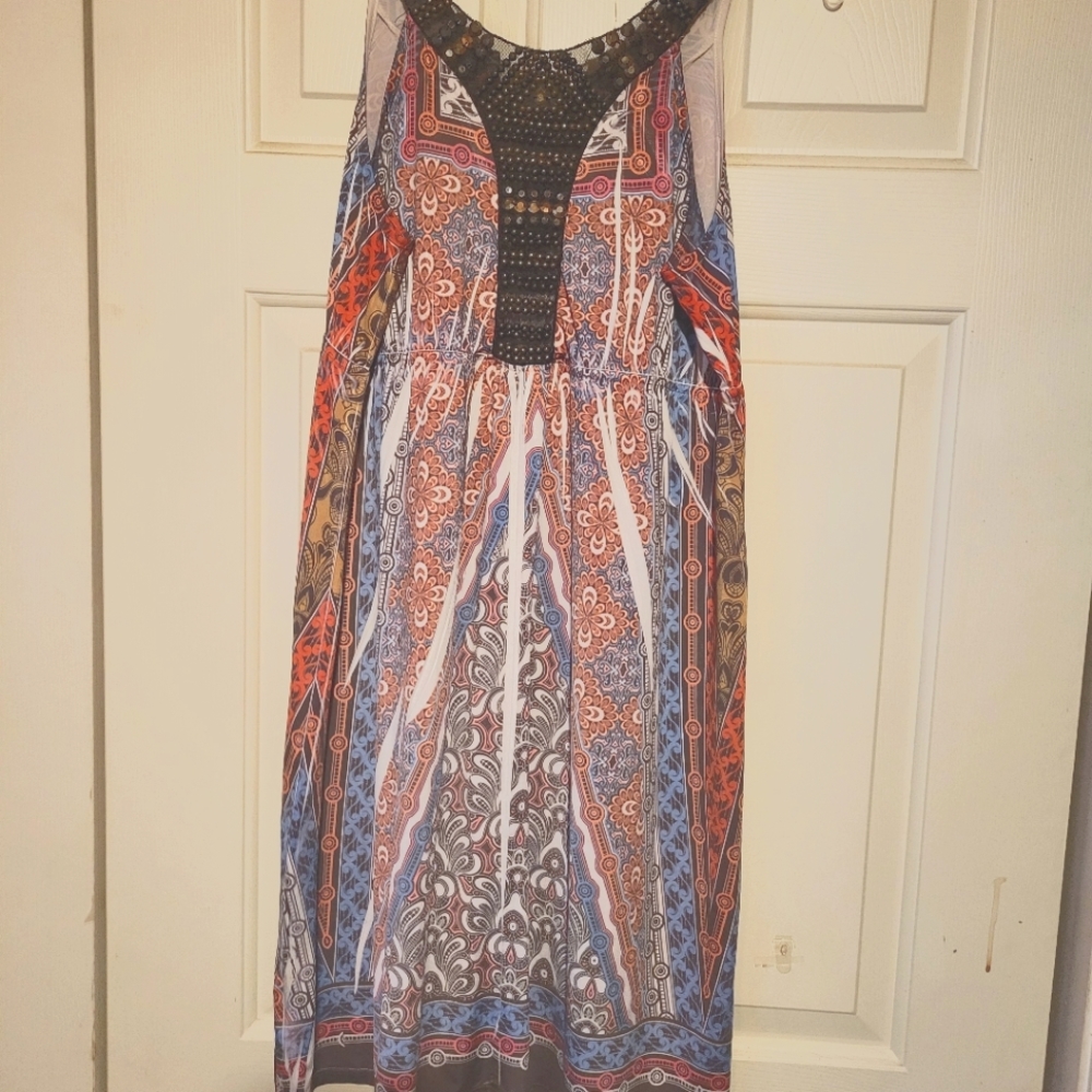 Tunic dress P XL vibrant colors